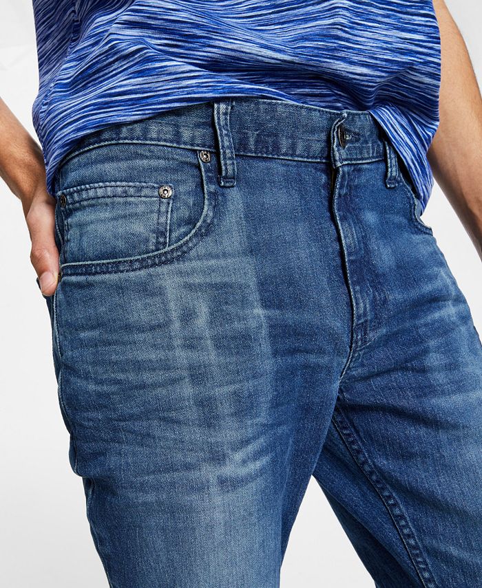 I.N.C. International Concepts Men's Skinny-Fit Medium Wash Jeans ...