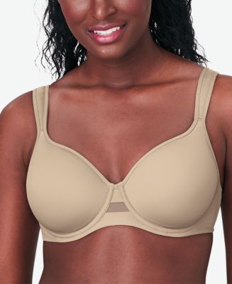 Bali Women's One Smooth U Bralette, Black, Small at  Women's Clothing  store
