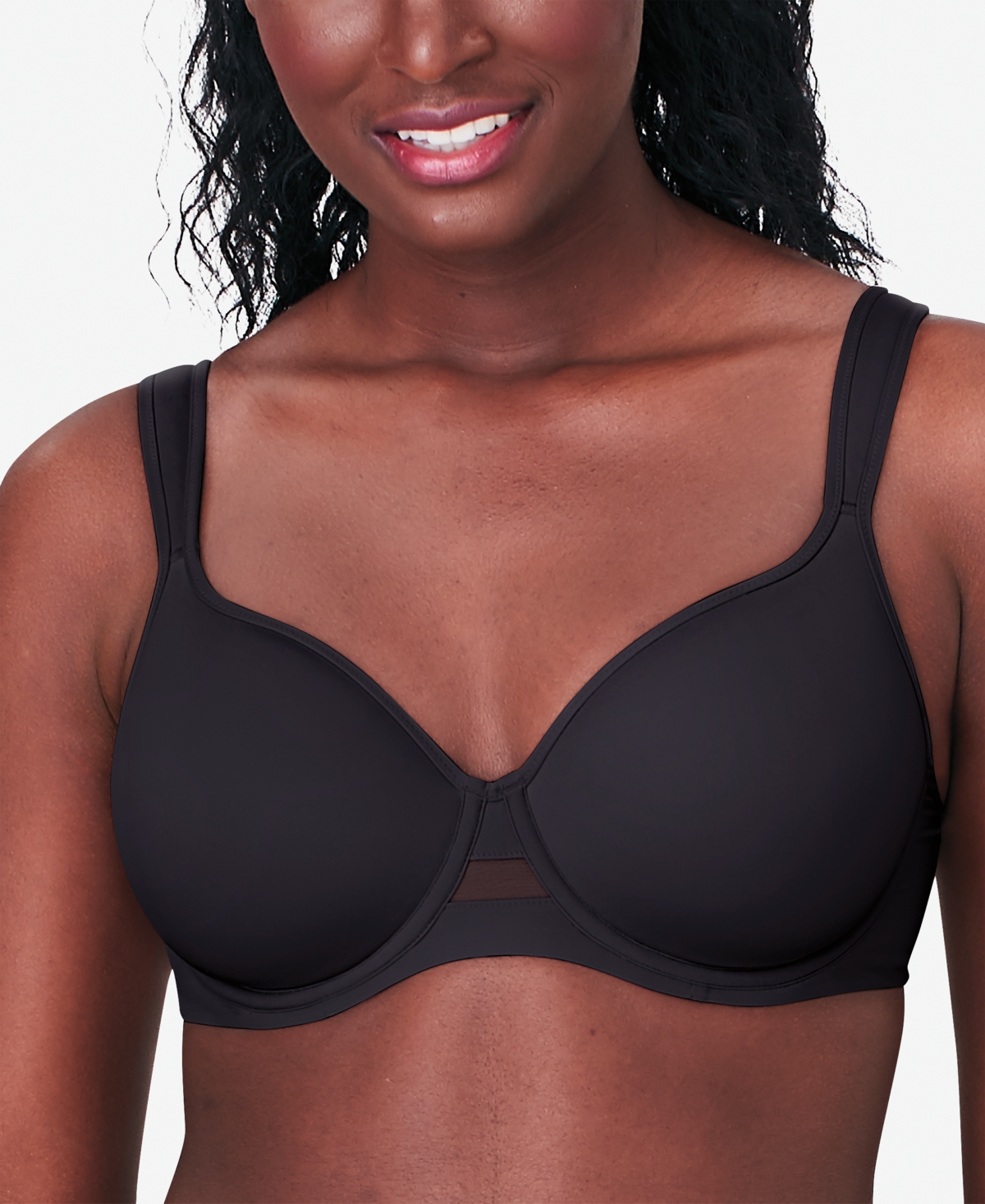 2 Pack Black and White Bra Bali 3488 at  Women's Clothing store