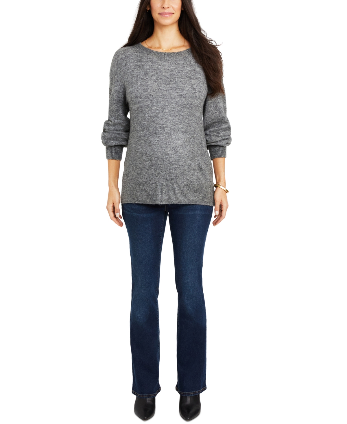 Motherhood Maternity Hidden Shadows Secret Fit Belly Bootcut Maternity Jeans