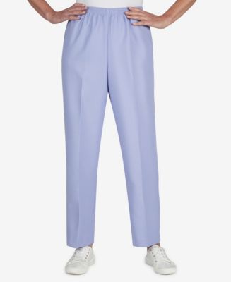 Alfred Dunner Women's Classic Textured Proportioned Short Pant - Macy's