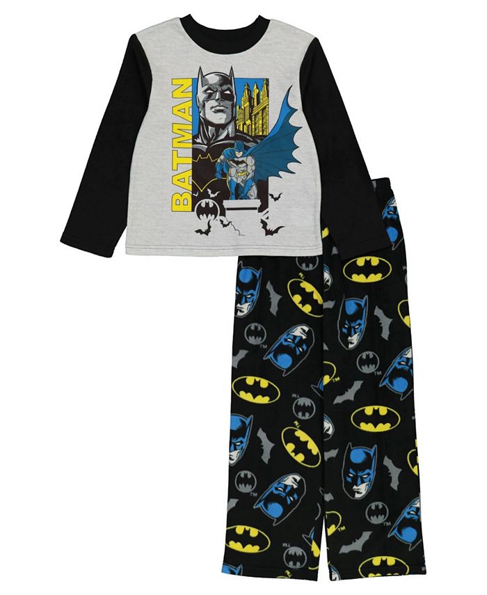 Batman Little Boys Pajamas, 2 Piece Set & Reviews - Pajamas - Kids - Macy's