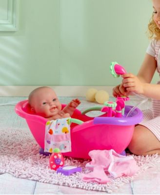 Lots to Love Babies 14" Baby Doll -Bath Shower Gift Set