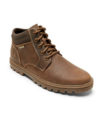 Rockport Men's Weather Or Not Plain Toe Water-Resistance Boots - Macy's