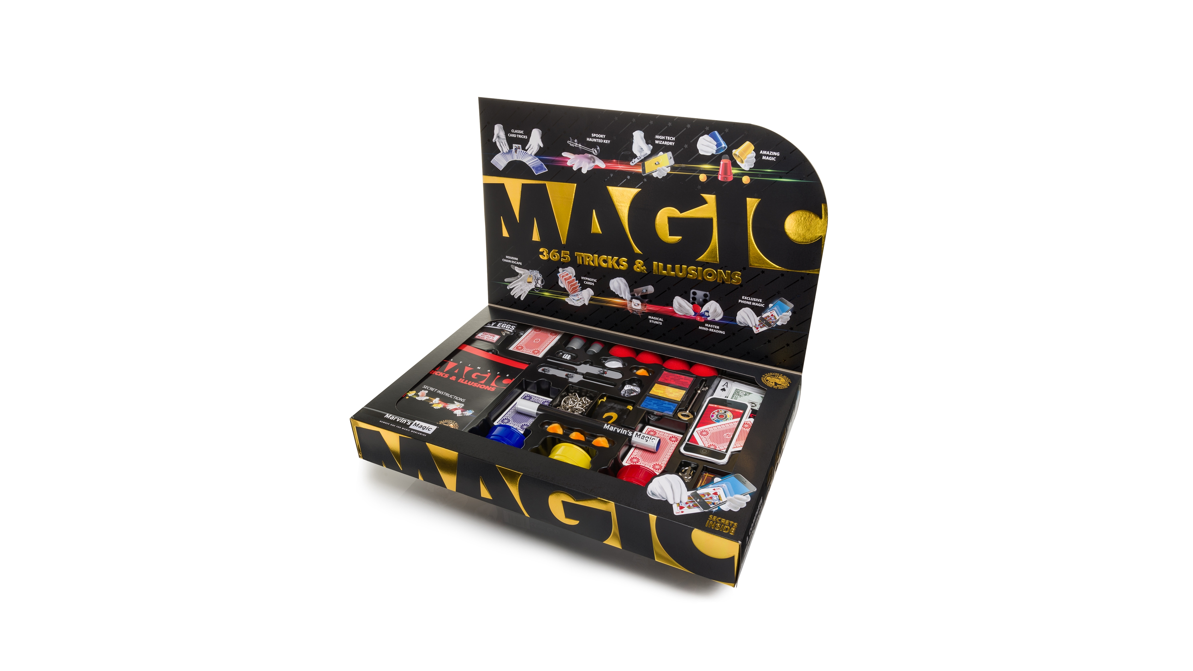 Ultimate Magic Tricks and Illusions 365 Set, 35 Pieces