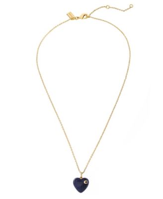 coach heart necklace