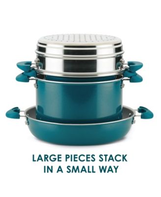Create Delicious Stackable Nonstick 8-Pc. Cookware Set