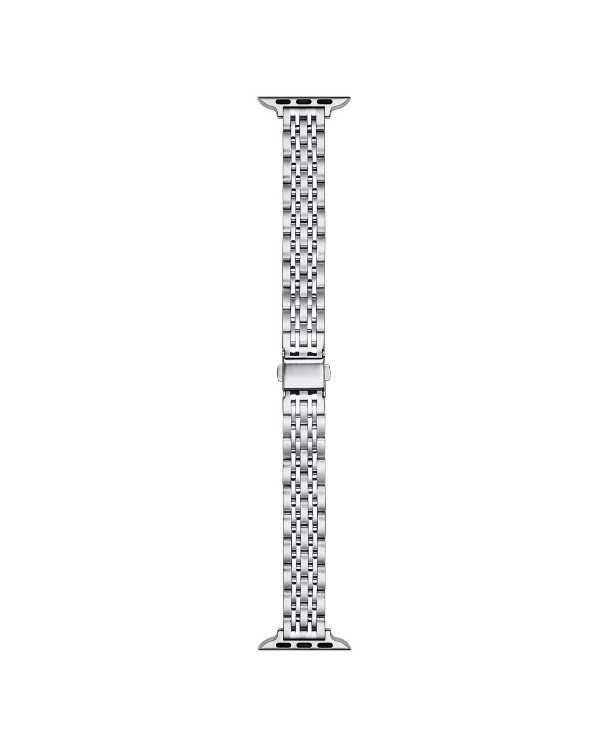 Posh Tech Rainey Skinny Stainless Steel Band for Apple Watch 44,45,46,49mm - Silver-tone