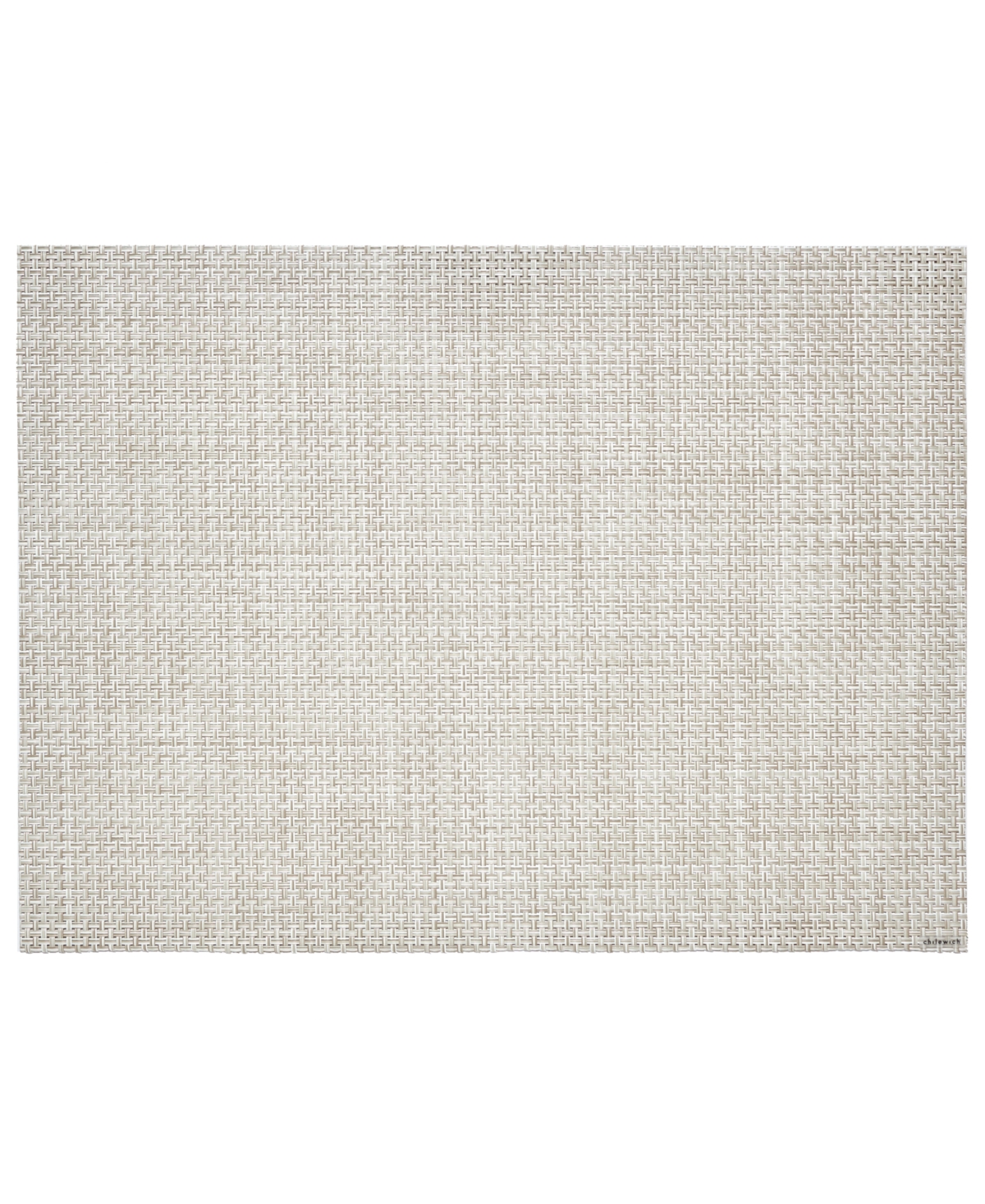 Chilewich Chilewhich Basket Weave Table Mat, 14" X 19" In Natural