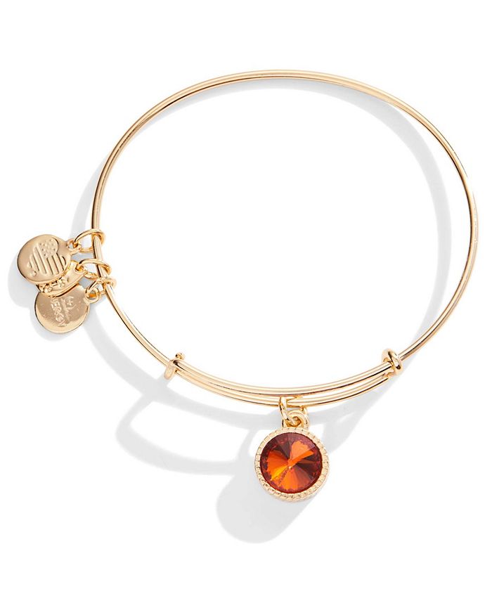 Alex and Ani Topaz Birthstone Charm Bangle November Macy s