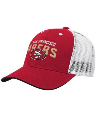 Youth Scarlet San Francisco 49ers Lock Up Snapback Hat, Red