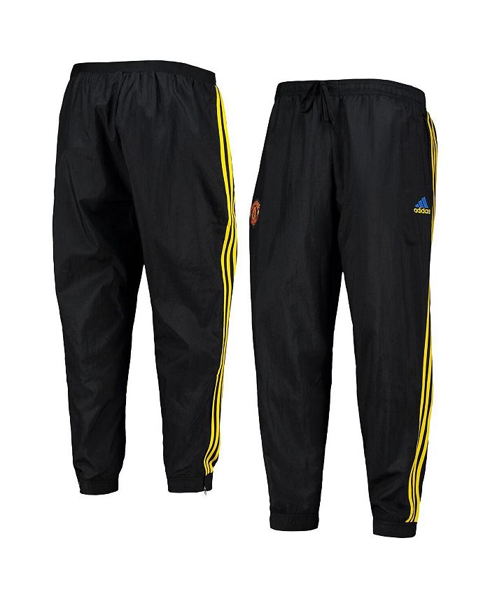 adidas Men's Black Manchester United Icons Woven Pants - Macy's