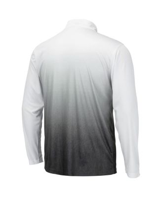 Men's Gray Iowa Hawkeyes Magic Team Logo Quarter-Zip Jacket