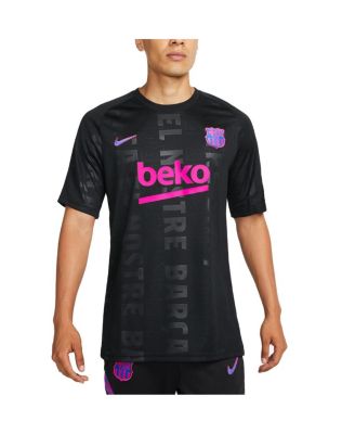 Barcelona Jersey Black And Pink Nike Men's Black Barcelona 2021/22