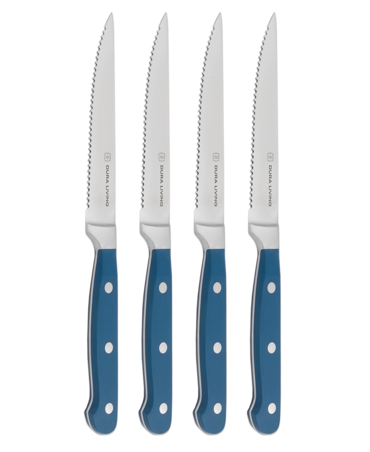 Duraliving 4-piece Steak Knife Set In Royal Blue
