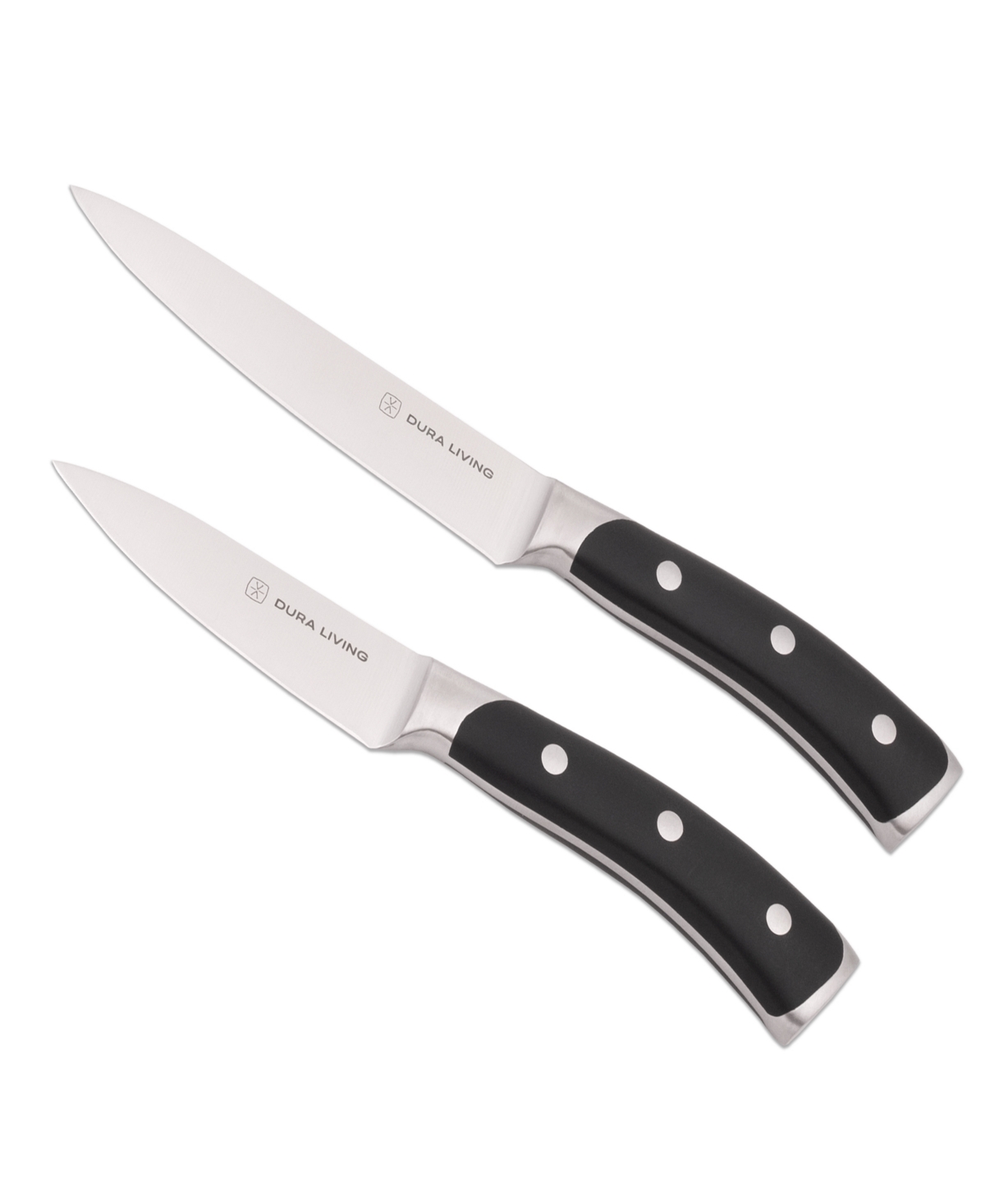 Duraliving 2-piece Professional Kitchen Knife Set In Black