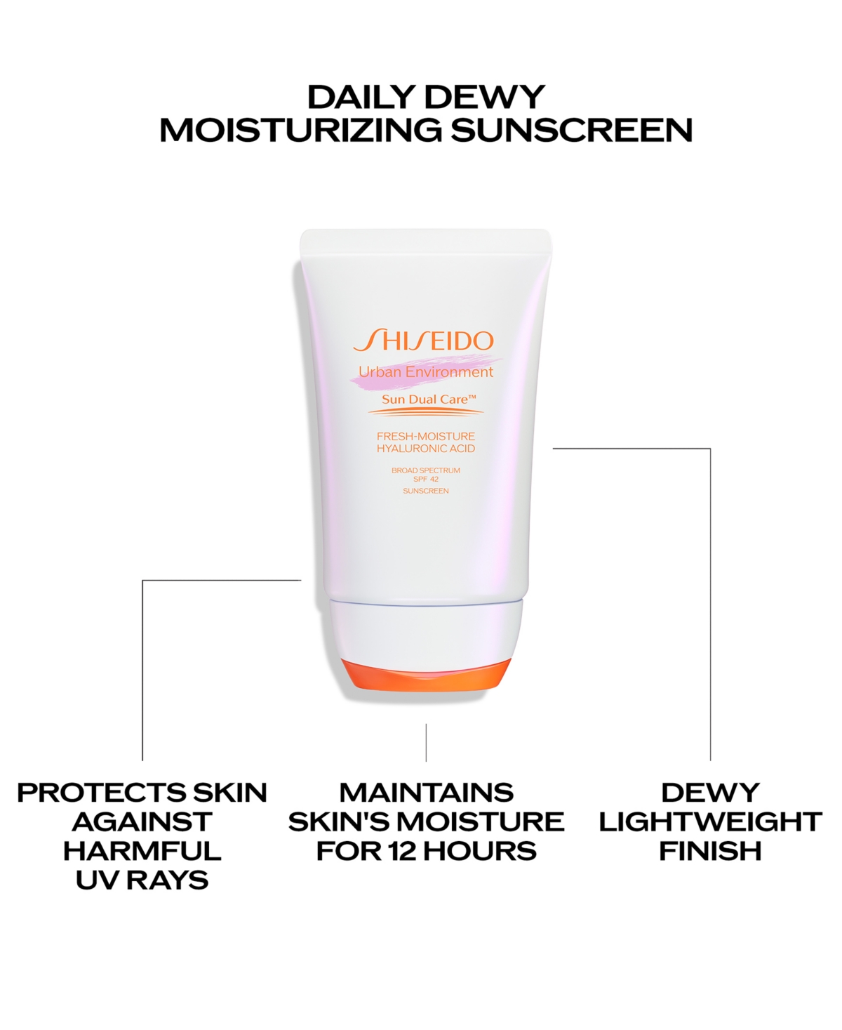 Shiseido Urban Environment Fresh-Moisture Sunscreen Spf 42, oz