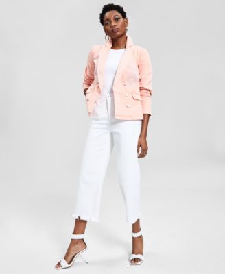 INC International Concepts - Double-Breasted Denim Jacket