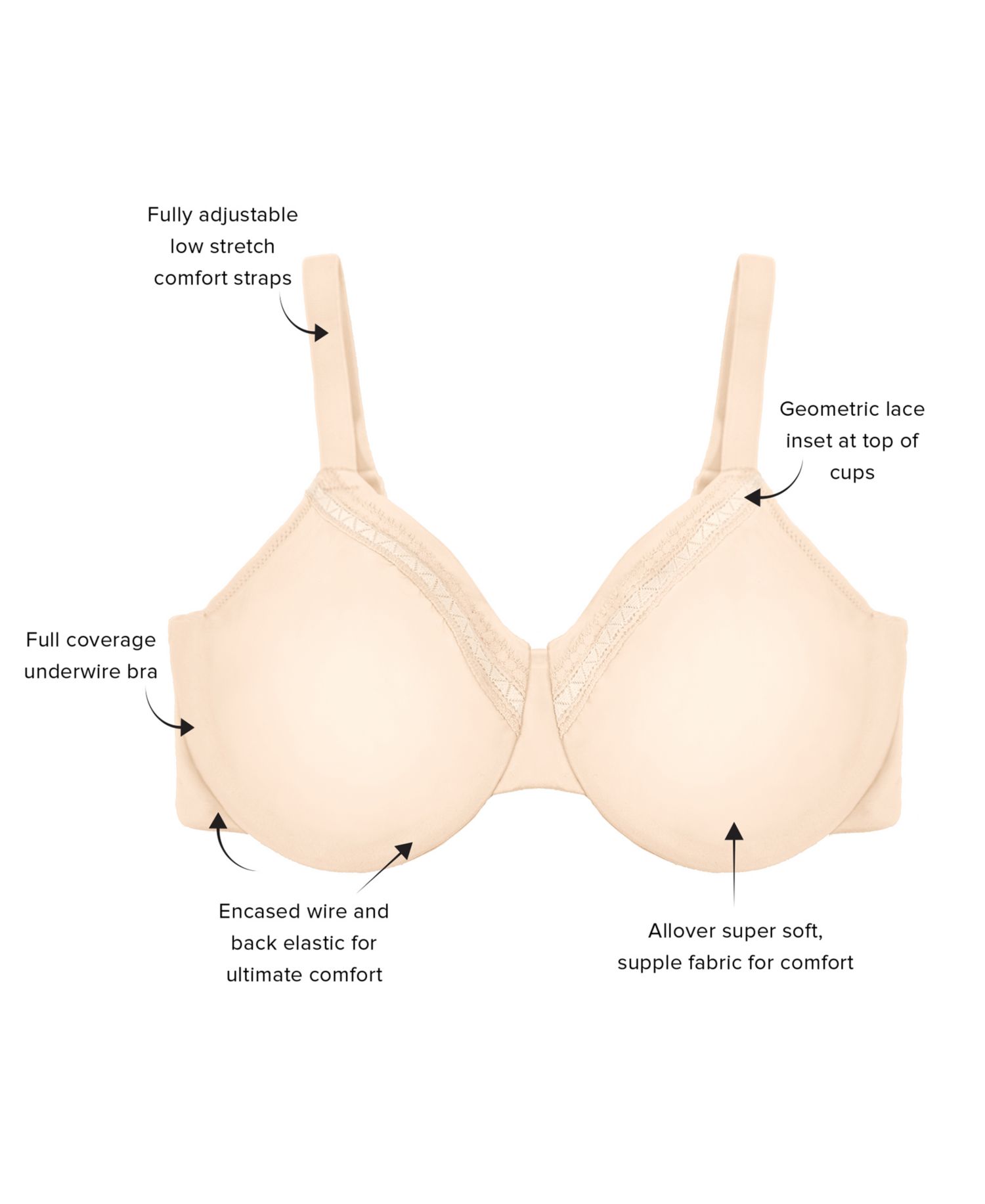 Women's Perfect Primer Underwire Bra 855213, Up To I Cup