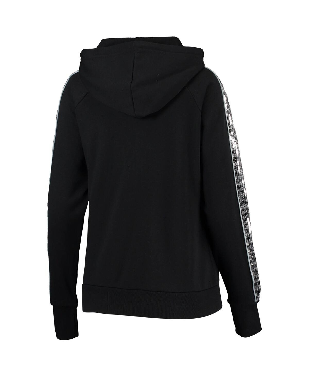 Women'sChicago White Sox Game Changer Raglan Full-Zip Hoodie - Black