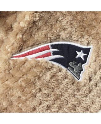 Women's Navy, Cream New England Patriots Riot Squad Sherpa Full-Snap Jacket