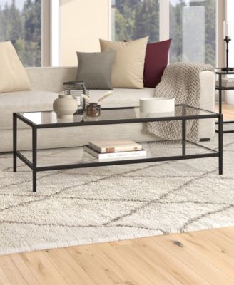 Hera 54" Coffee Table with Shelf