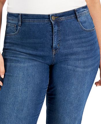 Style & Co - Plus Size Jeans, Tummy Control Slim-Leg