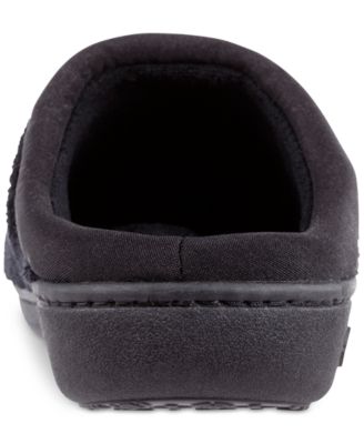 Microterry Pillowstep Slippers with Satin Trim