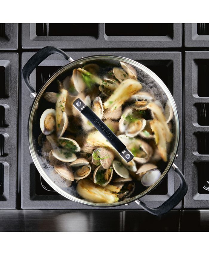 KitchenAid Stainless Steel 4 Quart Induction Casserole with Lid Macy's