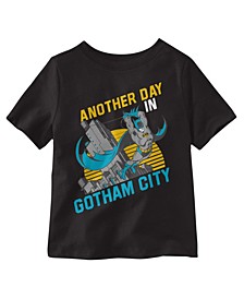 Little Boys Batman Another Day in Gotham City Graphic T-shirt