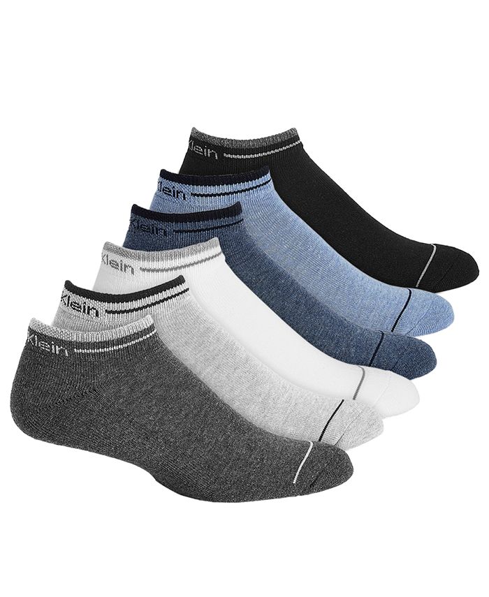 Calvin Klein Six-Pack Back Tab Ankle Socks - Macy's