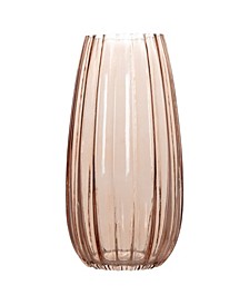 Ribbed Glass Vase