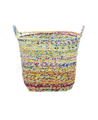 Eclectic Storage Basket, 23" x 18"