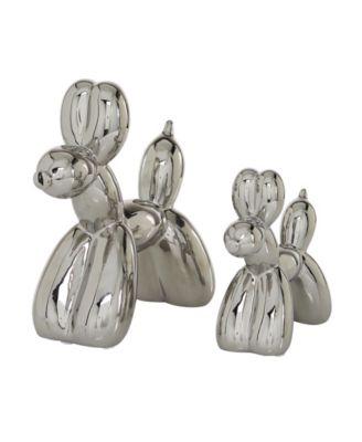 Contemporary Dog Sculpture, Set of 2