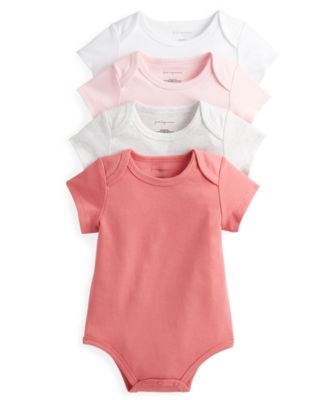 First Impressions Baby Girls Bodysuits Pack of 4 Created for Macy s Macy s