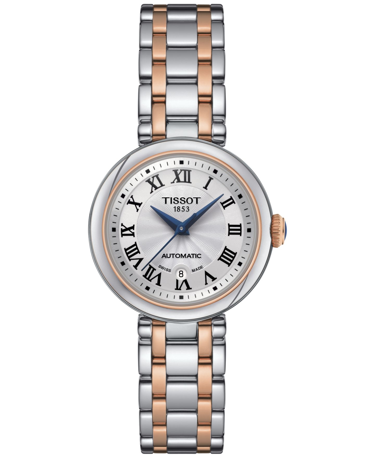 Женские часы Tissot Bellissima Two-Tone PVD Stainless Steel Bracelet Watch 29mm — фото 1