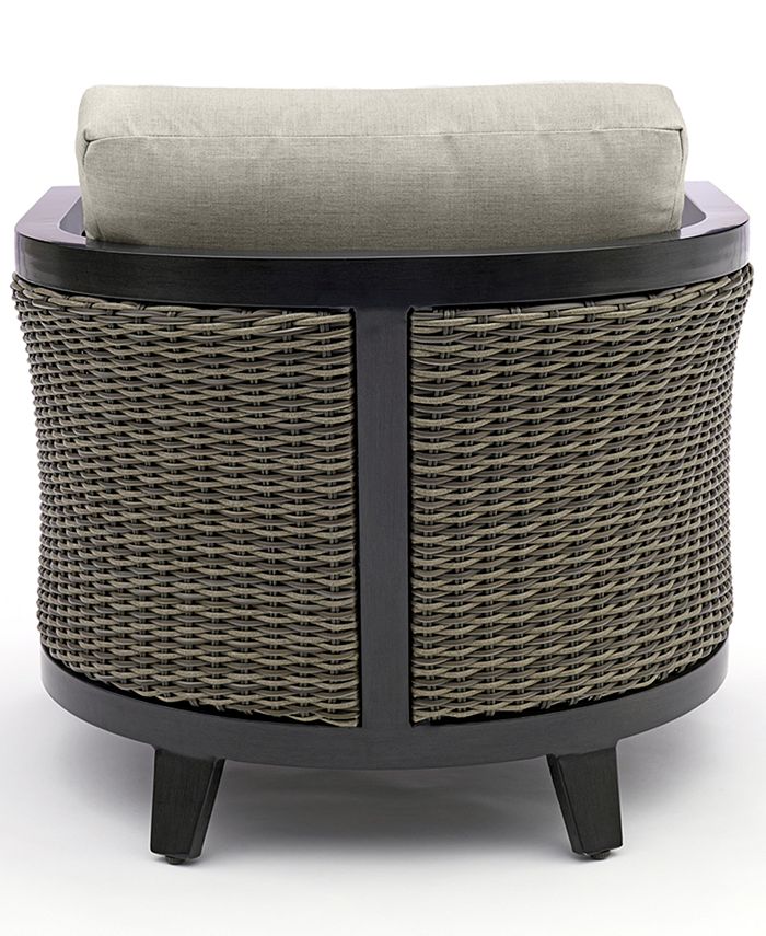 Agio Deco Outdoor Club Chair, Created for Macy's - Macy's