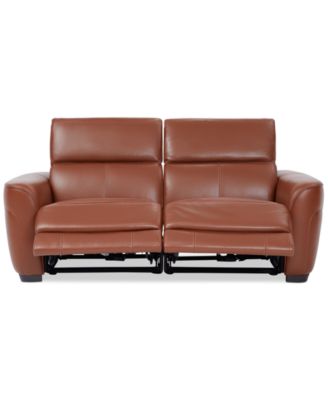 Lexanna 2-Pc. Leather Sofa with 2 Power Motion Recliners, Created for Macy's