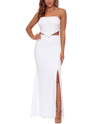 XSCAPE - Sequinned-Top 2-Pc. Gown