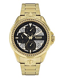 Versus by Versace Men's 6e Arrondissement Gold-tone Stainless Steel Bracelet Watch 46mm