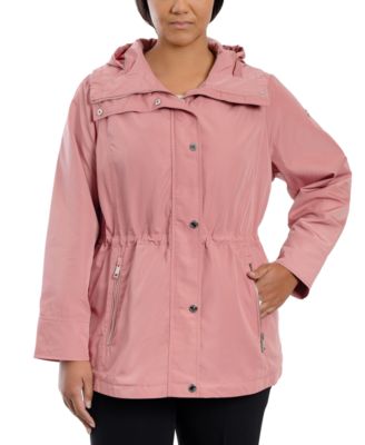 pink mk coat