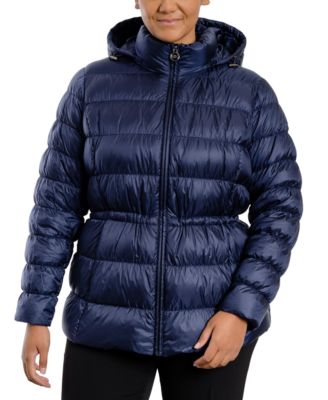 macy's mk puffer coat