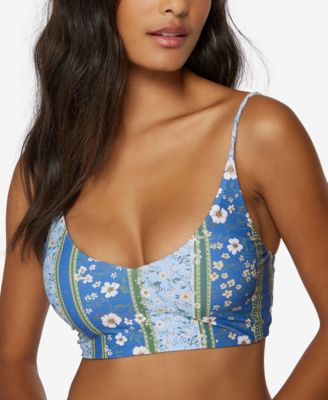 O'Neill - O'Neil Juniors' Penny Middles Lace-Up Back Bikini Top