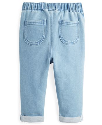 First Impressions Toddler Girls Light-Wash Denim Pants, Created for ...