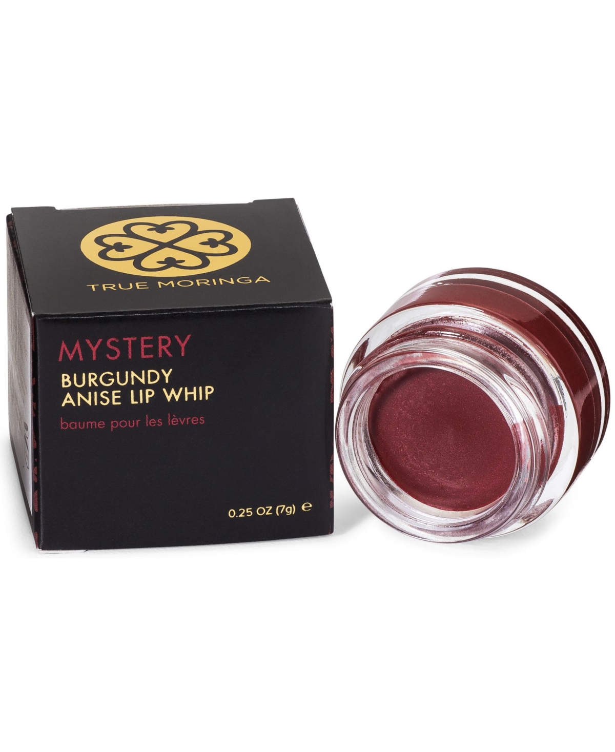 Moisturizing Shimmer Burgundy Anise Lip Whip Balm, 0.25 oz. - Burgundy