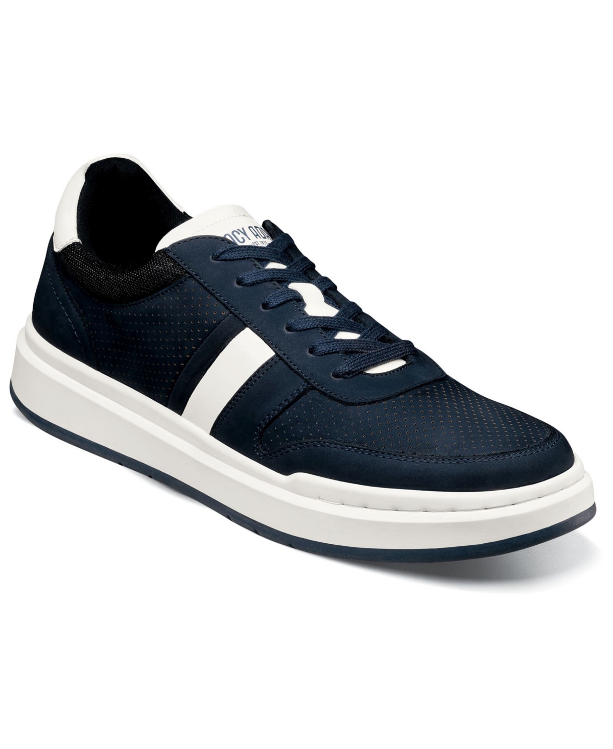 Men's Currier Moccasin Toe Lace Shoes - Navy