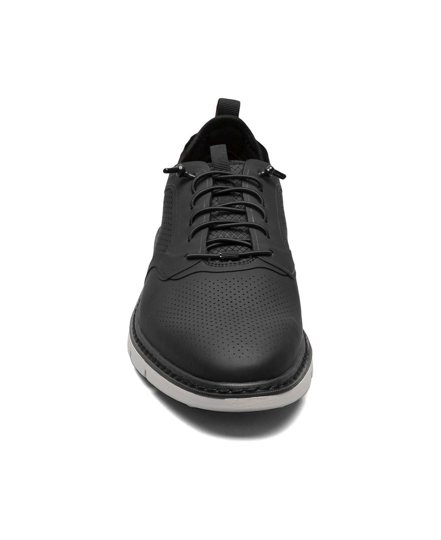 Обувь Stacy Adams Men's Synchro Plain Toe Elastic Lace Shoes, цвет: Чёрный — фото 6