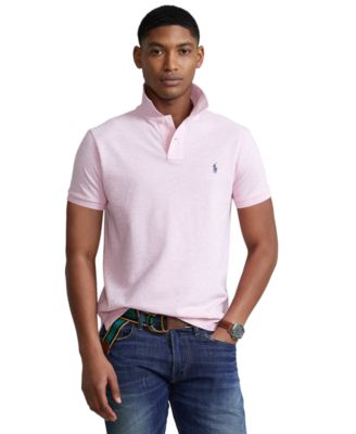 pink polo shirt outfit