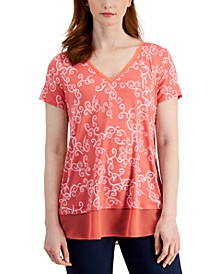 Women's Layered-Look Top, Created for Macy's
