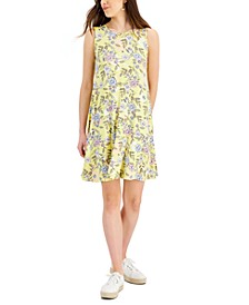 Printed Knit Tank Dress, Created for Macy's